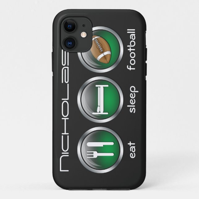 Eat Sleep Football :: iPhone 5 Coque (Dos)