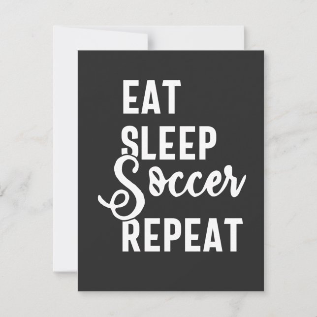 eat sleep soccer repeat (Devant)