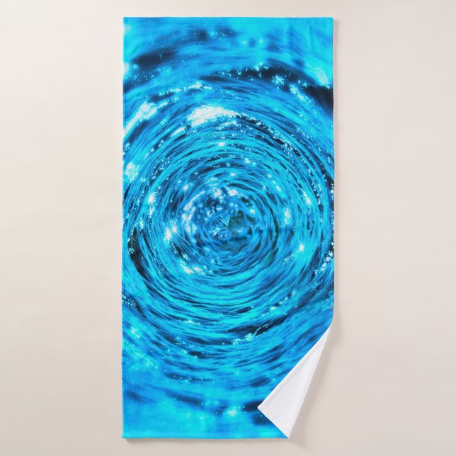 Eau aqua tunnel liquide (Serviette de bain)