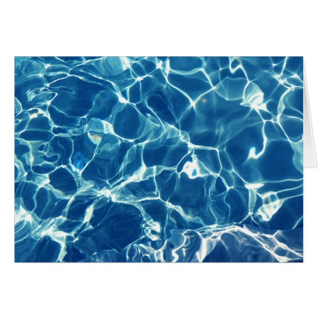 Eau bleue étincelante (Devant horizontal)