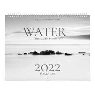 Eau, Calendrier photo minimaliste 2022