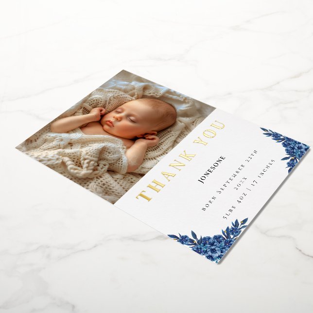 Eau couleur fleur Merci huile Invitation (Rotation)