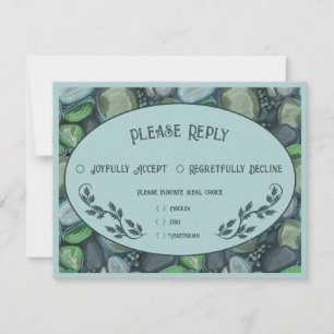 Eau de cailloux - carte RSVP horizontale