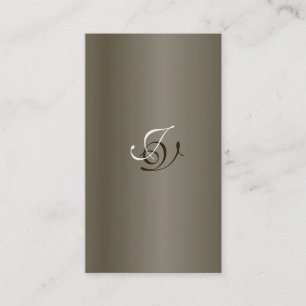 Eau de Monogramme Carte de visite Wedding planner