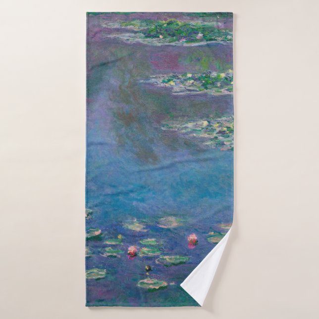 Eau Lily Pond, Monet (Serviette de bain)