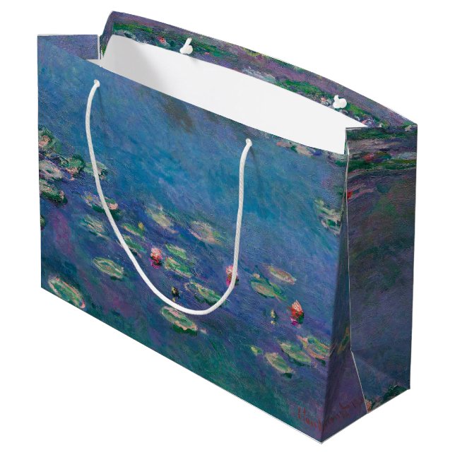 Eau Lily Pond, Monet Grand Cadeau Sac (Dos Angle)