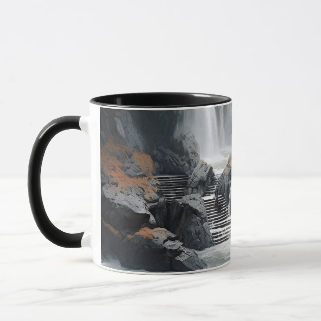 Eau - Pas de chute Mug (Gauche)