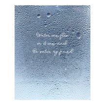 Eau sereine décoration murale de goutte d'eau