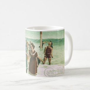 EauBébé Mug de natation Vintage