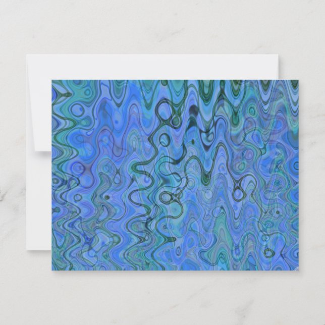 Eaux bleues marbrées (Devant)