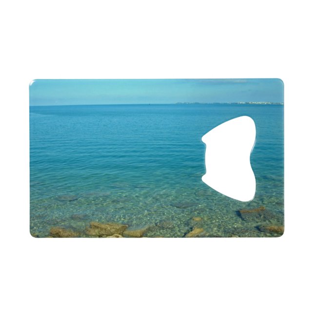 Eaux bleues vertes des Bermudes (Dos Horizontal)