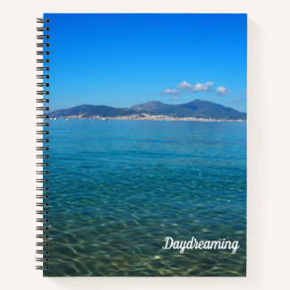 Eaux Corse Idylliques Photo Grand Carnet Spiral