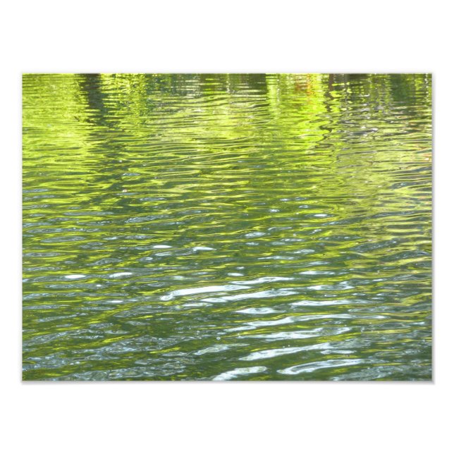 Eaux d'Oak Creek Nature jaune et verte Photo (Devant)