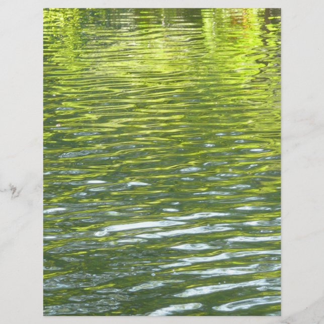 Eaux d'Oak Creek Nature jaune et verte Photo (Devant)