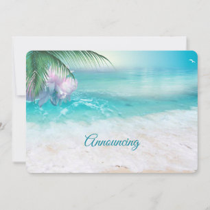 EAUX OCÉAN ÉPARGNANTES Faire-part Mariage