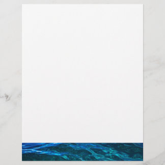 Eaux profondes bleues