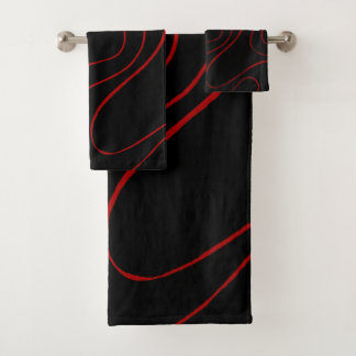 Ebb et flux 2 en rouge et noir
