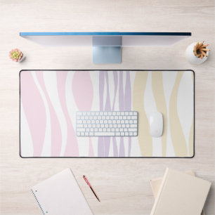 Ebb et flux - rose pastel, jaune et violet
