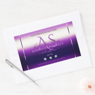 Éblouissant Purple Produit Étiquettes Diamants Mon