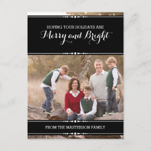 Ebony Simply Chic Carte Postale Photo