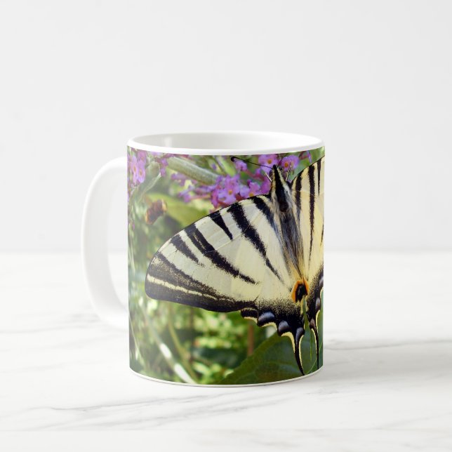 Écarce Swallowtail Button Bug Mug (Devant gauche)