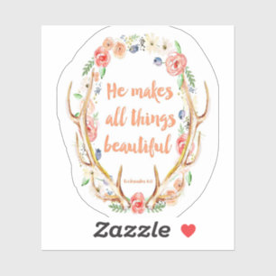 Ecclesiastes 3:11 autocollant