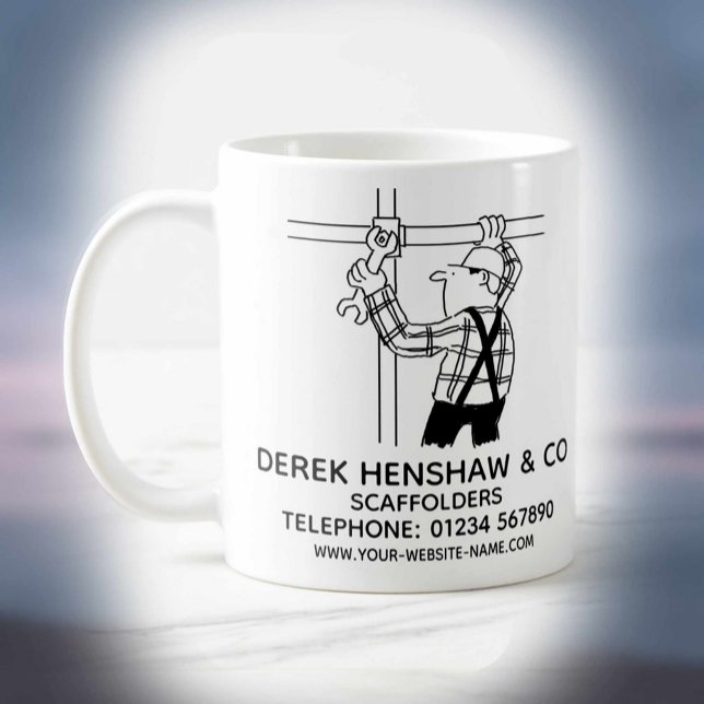 Échafaudages et échafaudages Promotionnels Mug caf (Créateur téléchargé)