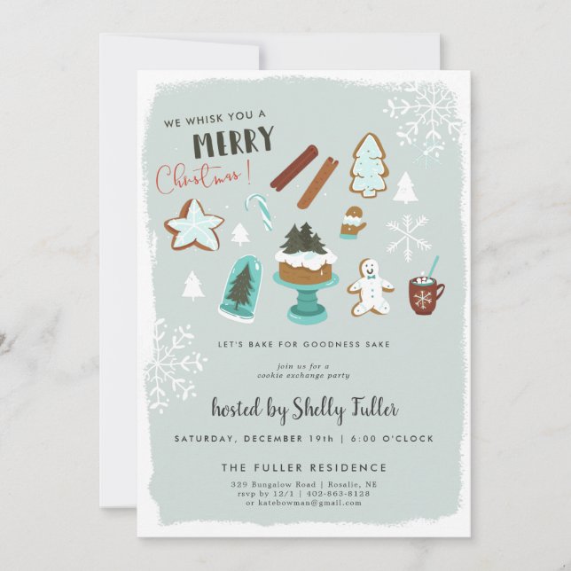 Échange de biscuits | Fête de pâtisserie de Noël (Devant)