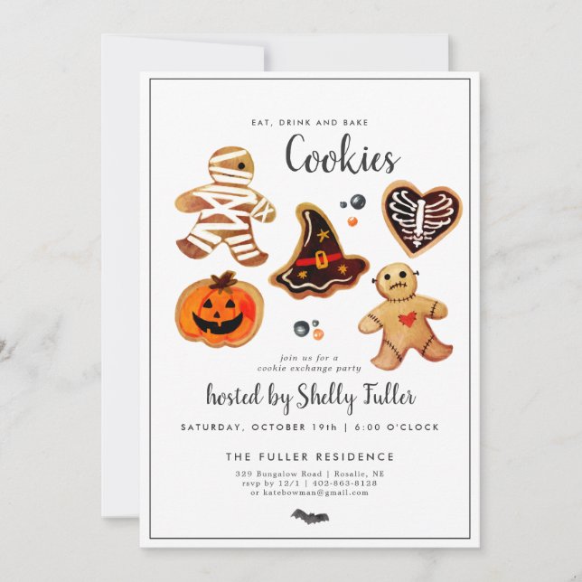 Échange de cookies | Halloween Baking Party (Devant)