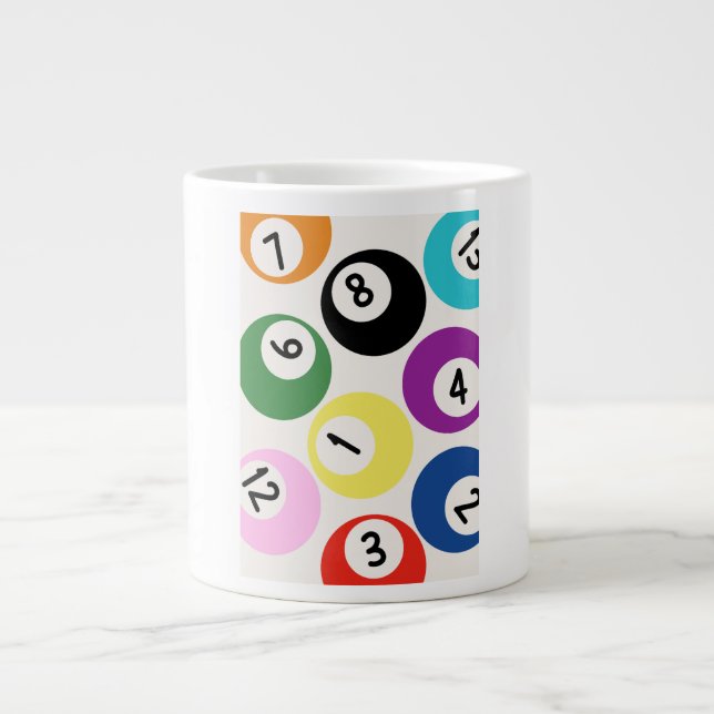 Échantillon de café dans un mug billards  (Devant)