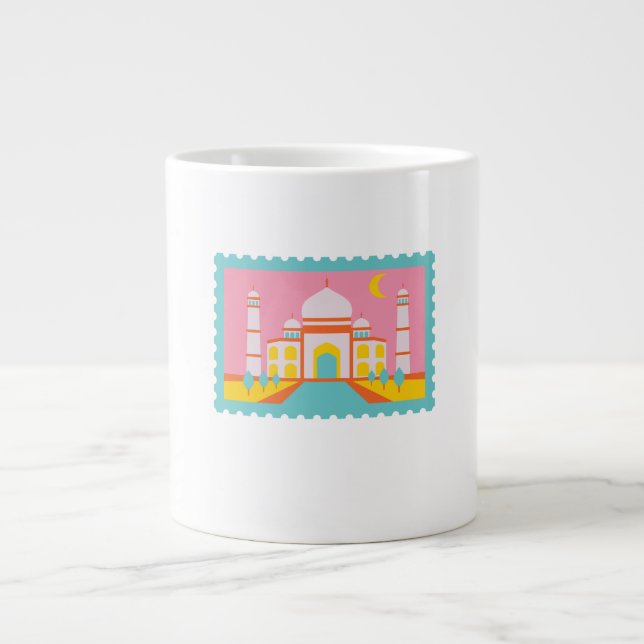Échantillon de café dans une tasse taj Mhal inde  (Devant)