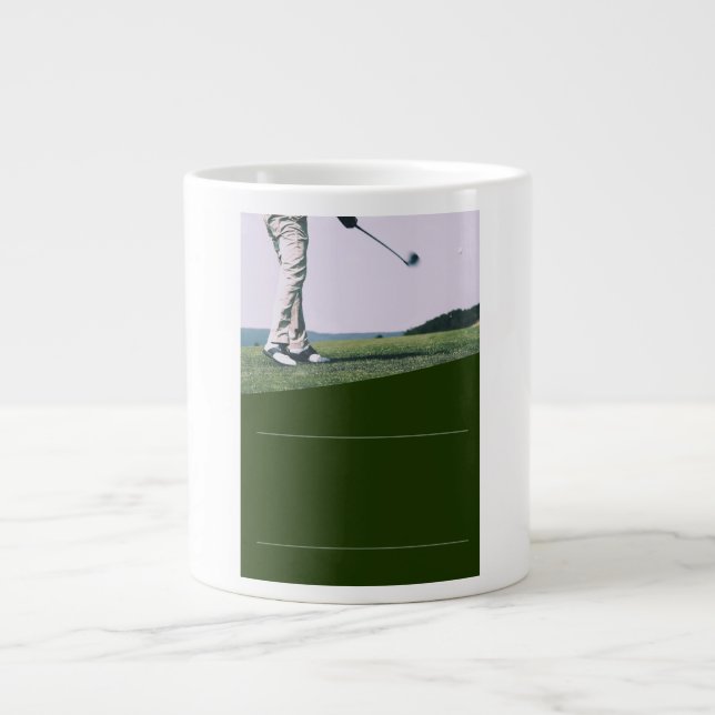Échantillon de café de golf dans une tasse (Devant)