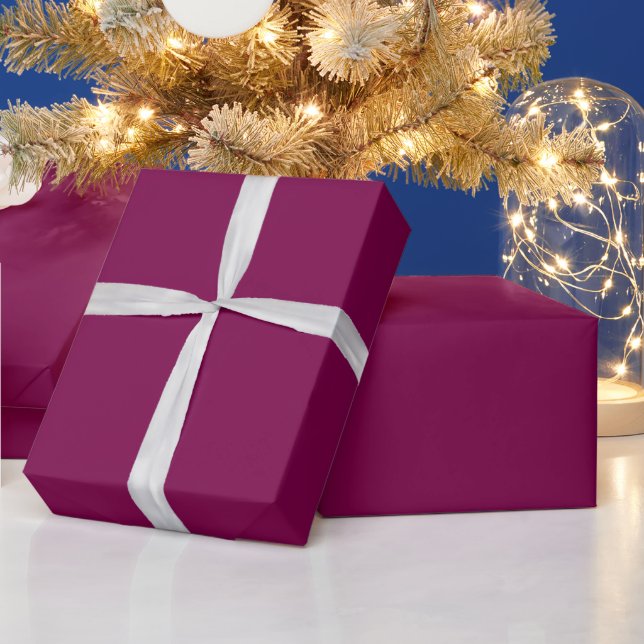 échantillon de papier cadeau magenta profond (Vacances)