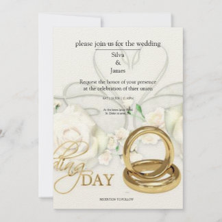 échantillons de cartes d'invitations de mariage