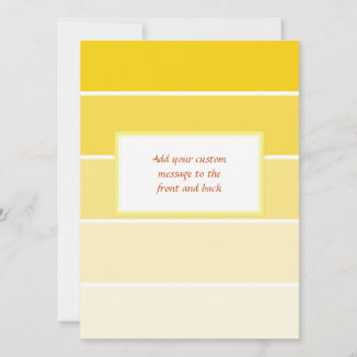 Échantillons de peinture jaune soleil