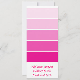 Échantillons de peinture rose vif