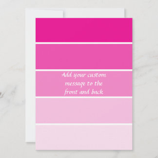 Échantillons de peinture rose vif