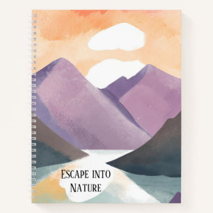 Échapper dans la nature Bullet Journal Aquarelle