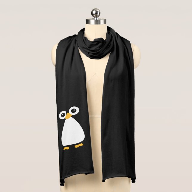 Écharpe Pingouin mignon de vecteur (Devant)