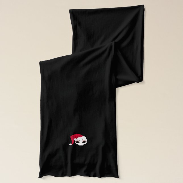 Écharpe Velusa Skullie "plus vilain que" des vacances (Gauche)