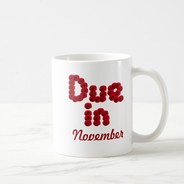 Échéance en novembre Mug (Droite)