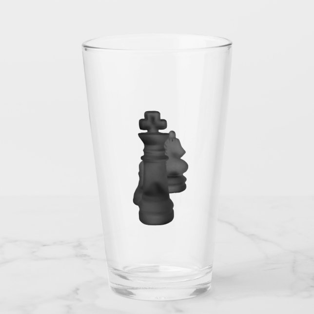 Échecs à tambour en verre 16 onz (Devant)