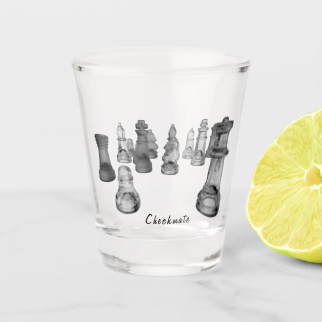 Échecs en verre soufflé (Devant)