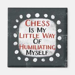 Échecs Est Mon Petit Moyen Réfrigérateur Magnet