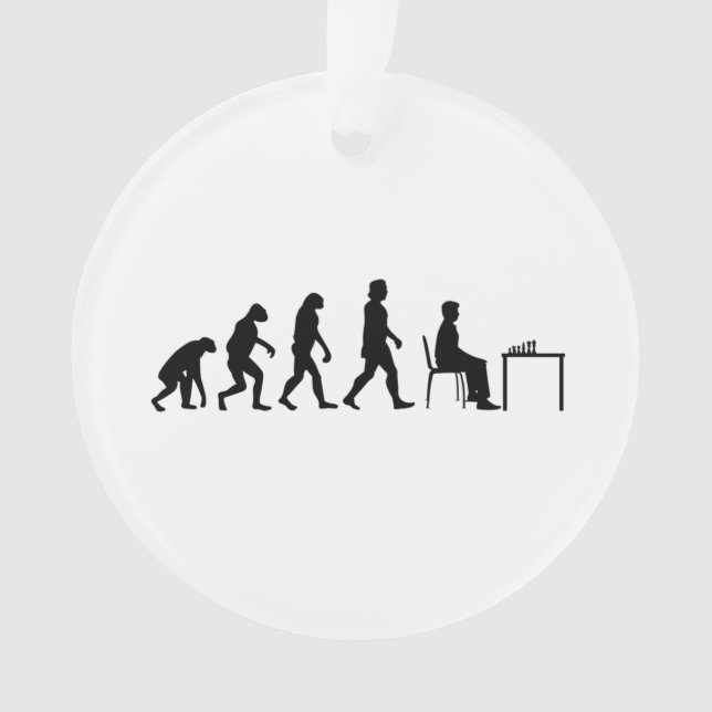 Échecs - Évolution du joueur d'échecs (devant)