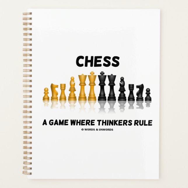 Échecs Un Jeu Où Les Penseurs Régissent Les Échecs (Devant)