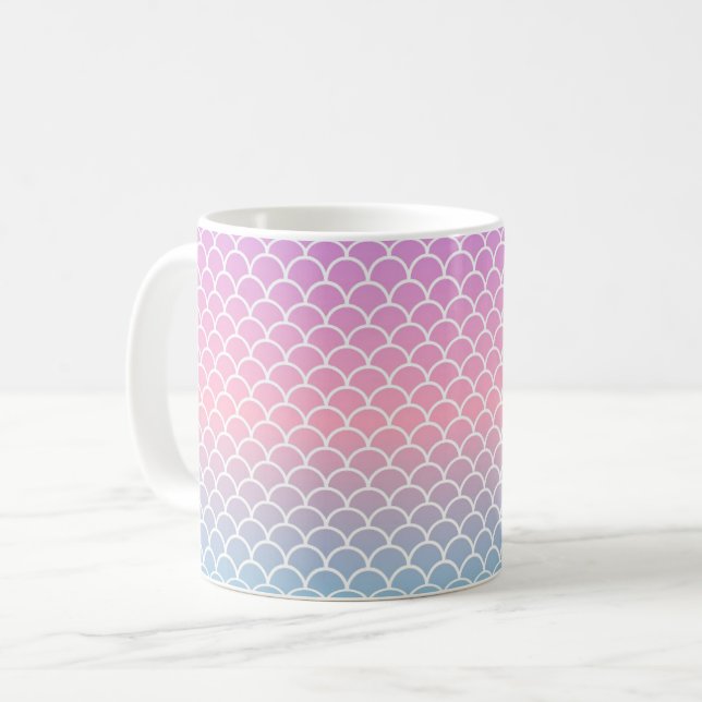Échelle de sirène Imaginaire Mug (Devant gauche)
