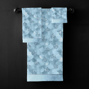 Échelle de verre de sirène   Dusty Ice Blue Sheen 