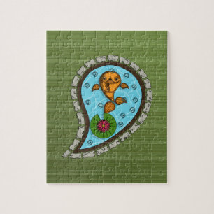 Échelle du Puzzle Poisson Rouge