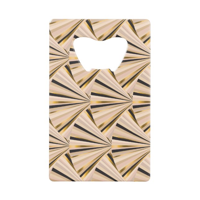 Echelles Art Déco : Glamour d'or géométrique (Devant)